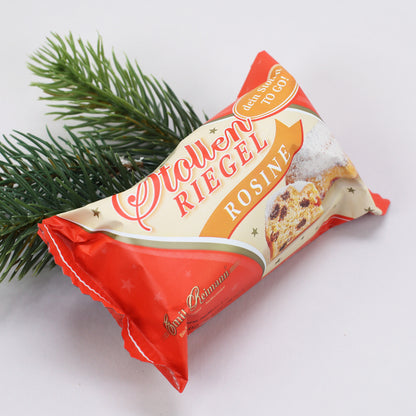 Flaschenanhänger "Stiefel" mit Wunschname und Stollen oder Schokoweihnachtsmann