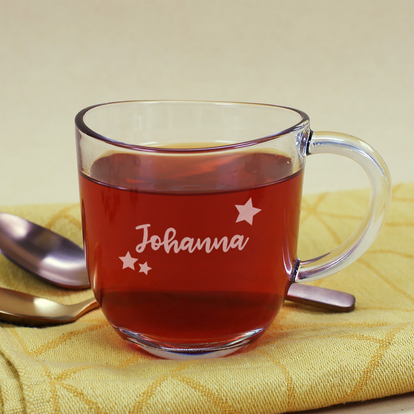 Alkoholfreies Geschenkset mit Glühpunsch, Glas und Schokoweihnachtsmann