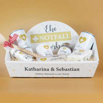 Ehe Notfall Korb als Geschenk zur Hochzeit