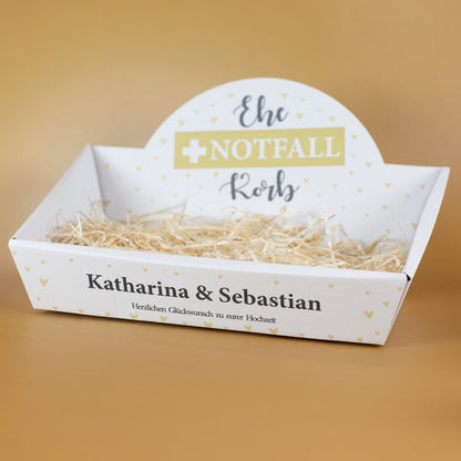 Ehe Notfall Korb als Geschenk zur Hochzeit