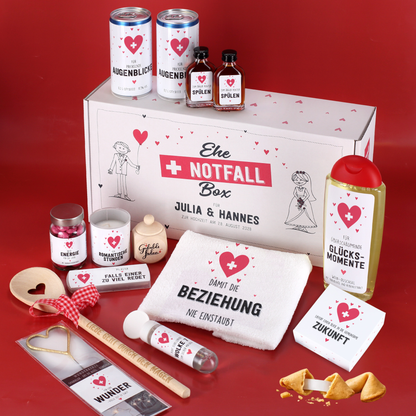 Ehe-Notfall-Box | Geschenk für Mitarbeiter zur Hochzeit