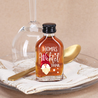 Personalisierter Schnaps zu Weihnachten - Wichteltrunk