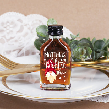 Personalisierter Schnaps zu Weihnachten - Wichteltrunk