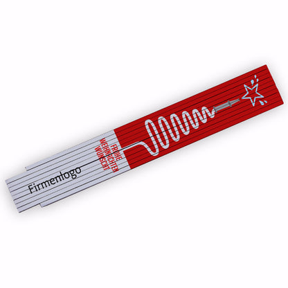 Zollstock für Feuerwehrmänner zu Weihnachten