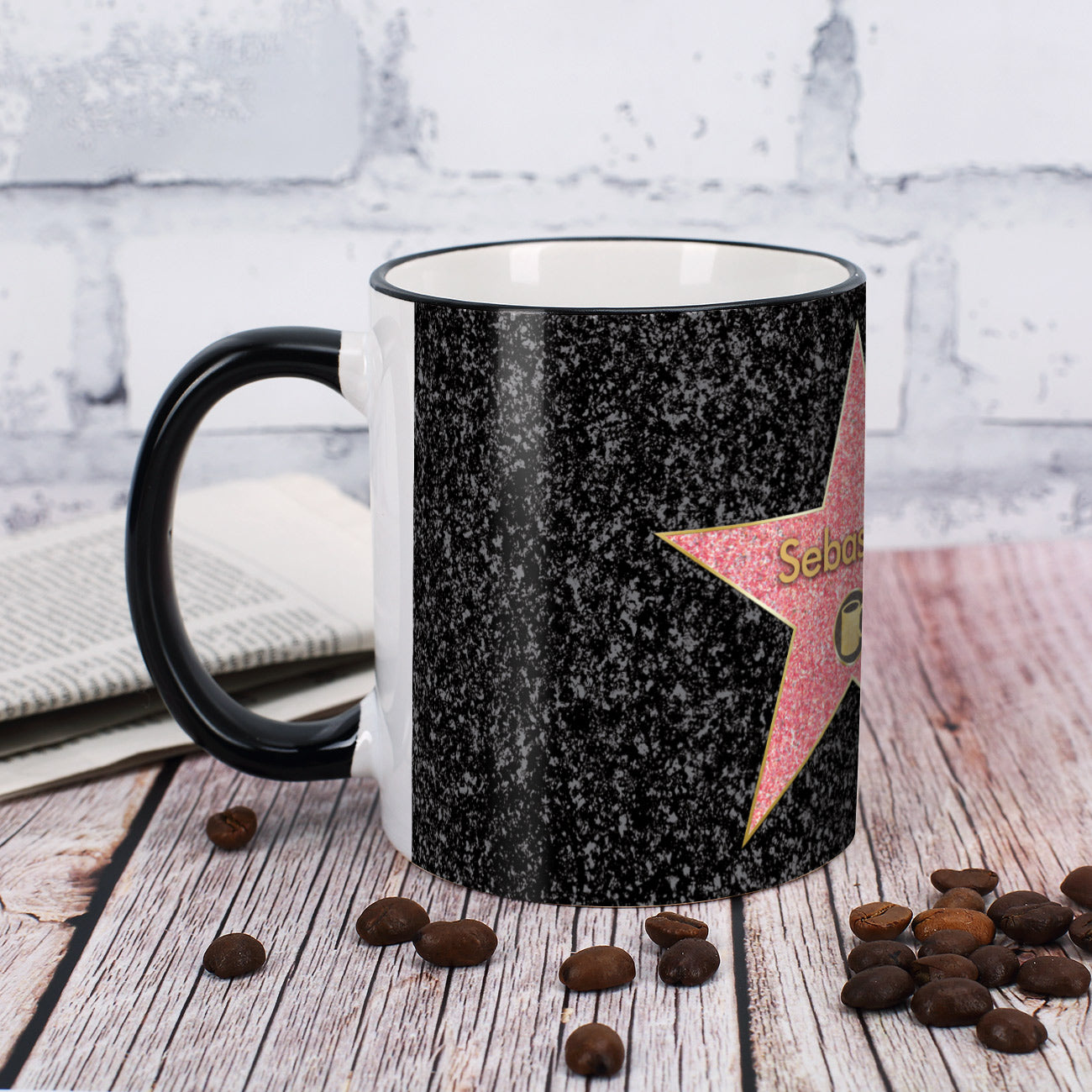 Walk of Fame Tasse mit Wunschname