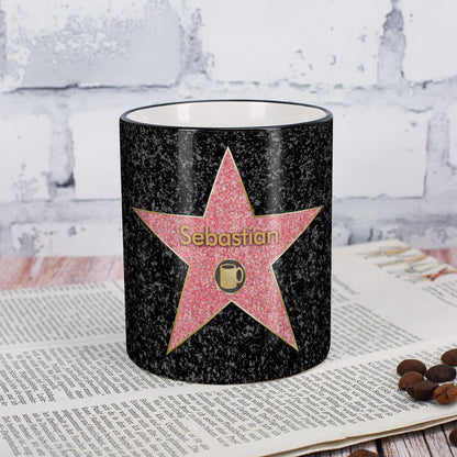 Walk of Fame Tasse mit Wunschname