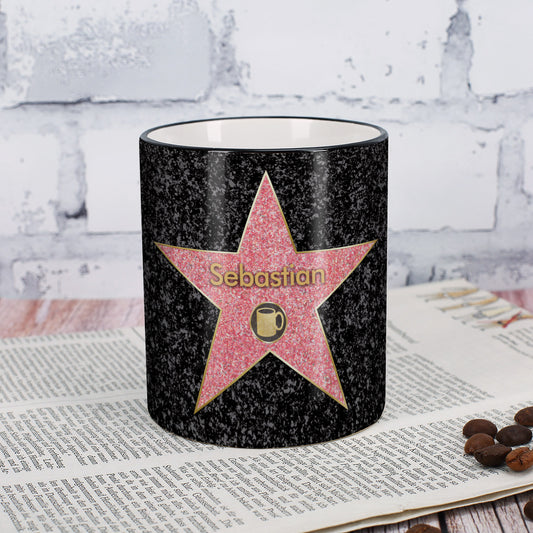 Walk of Fame Tasse mit Wunschname