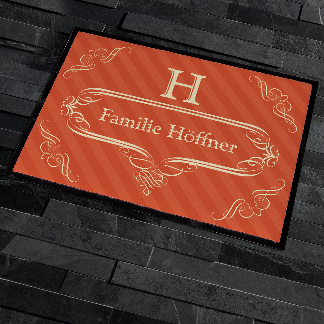 Fußmatte mit Monogramm
