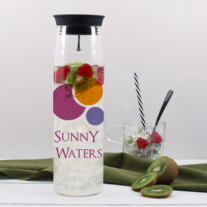 Wasserkaraffe von Leonardo mit Firmenlogo bedruckt