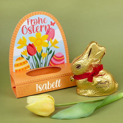 Lindt Goldhase 100g mit Name personalisiert