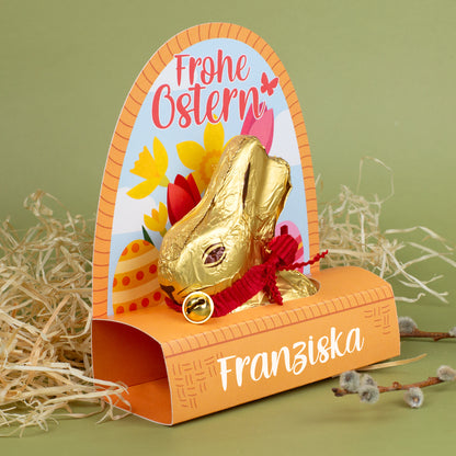 Lindt Goldhase 100g mit Name personalisiert