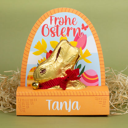 Lindt Goldhase 100g mit Name personalisiert