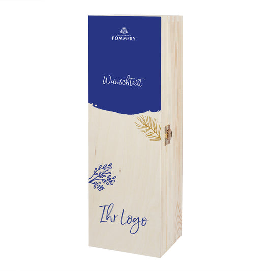 Holzbox "Pommery" - Herbe Bleu